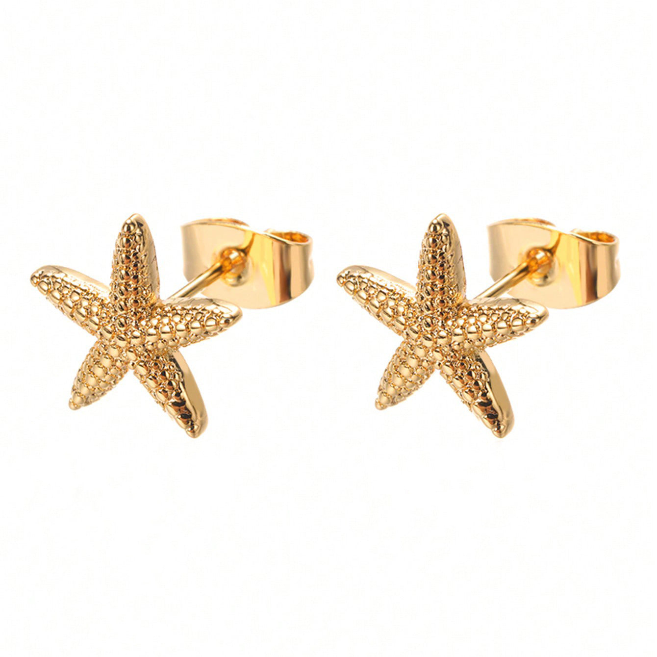 Beach Shell Starfish Stud Earrings Women